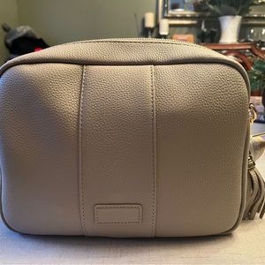 Like New!!  Pom Pom London Crossbody Stone Color Bag